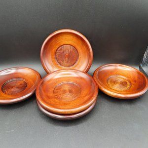 Set of 5, Yamanaka Beautiful Wooden Coaster Made in Japan